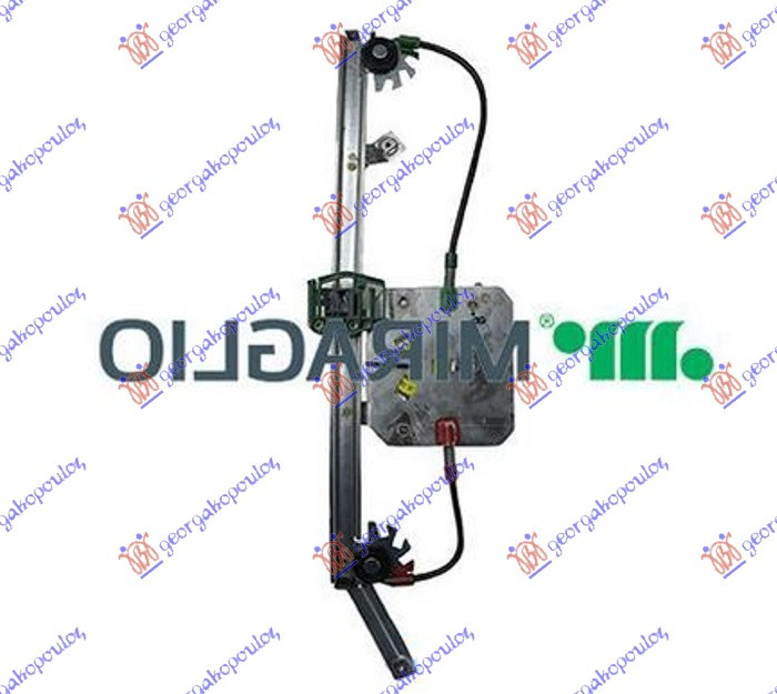 Ngritës/rregullator për dritaren e pasme elektrik (pa motor) (А cilësi)