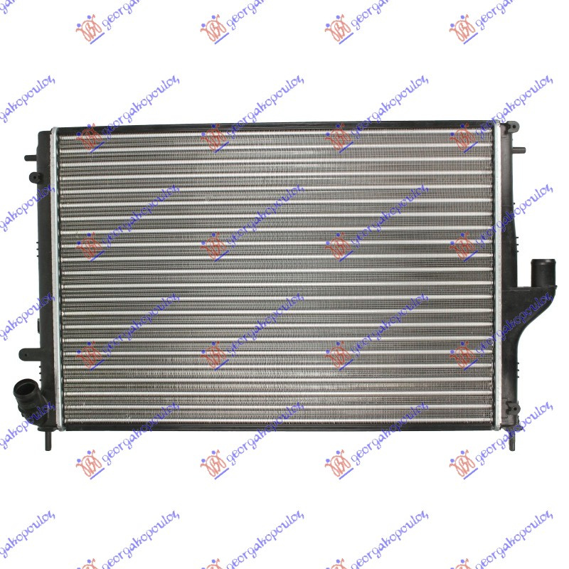 Radiator për motor benzinë - dizel (58x41)