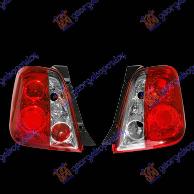 Drita stop set (lexus) të kuqe-të bardha