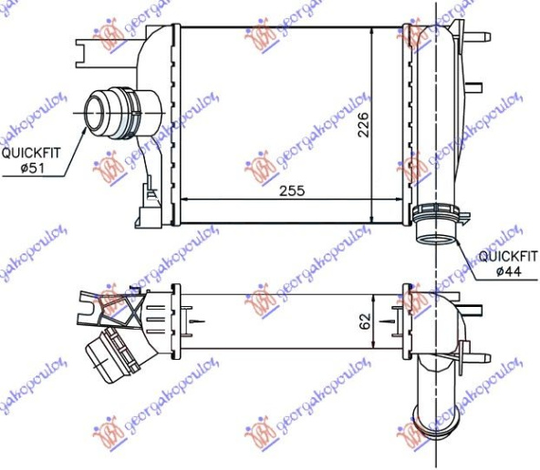 Interkuler 1.5 DCi dizel (255x226x62)