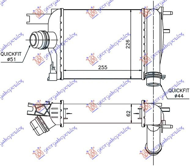 Interkuler 1.5 DCi dizel (255x226x62)