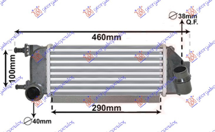 Interkuler 1.3 MJTD dizel (290x130x64)