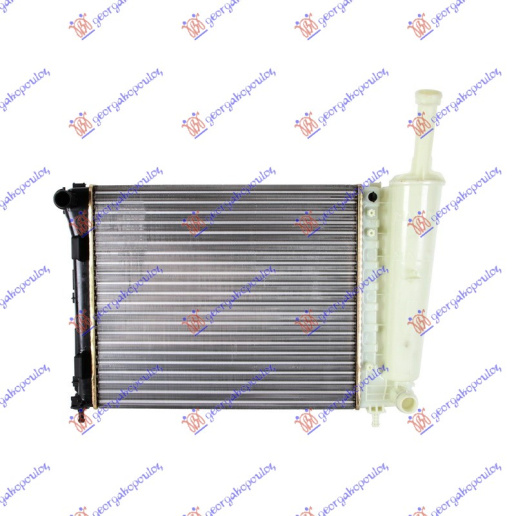 Radiator për motor 1.2cc 8V (me/pa kondicioner) (48x41,5)