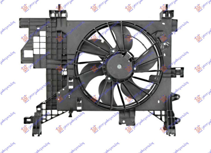 Ventilator 1.5 dizel (385mm) (2 + 2 pinë)