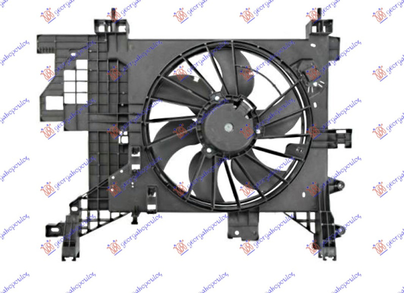 Ventilator 1.5 dizel (385mm) (2 + 2 pinë)