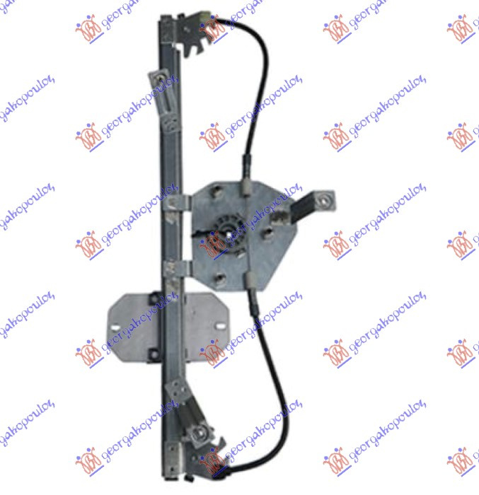 Ngritës/rregullator për dritaren e përparme elektrik (pa motor) (А cilësi)
