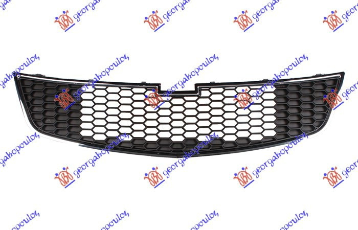 Maskë pvc/grilë e poshtme shirit krom