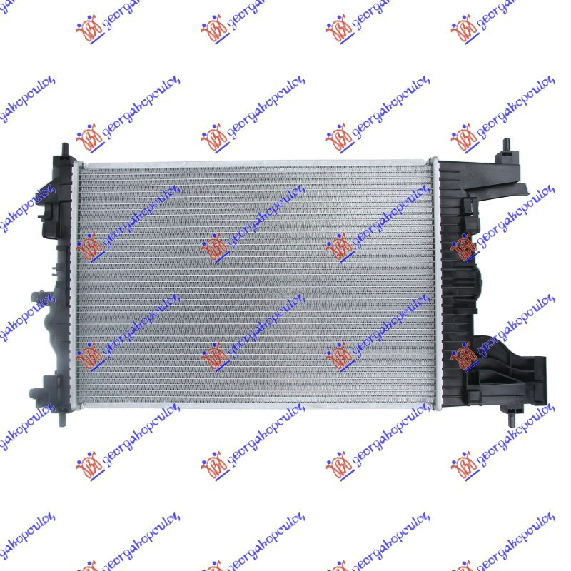 Radiator për motor 1.4-1.6-1.8 benzinë (marsh automatik) (58x39)