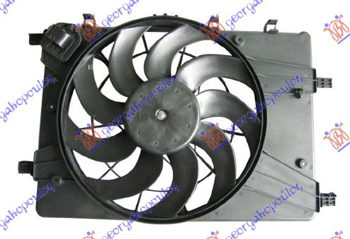 Ventilator komplet 1.6-1.8 benzinë (4 pinë)