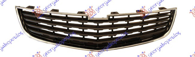 Maskë pvc/grilë e poshtme me kornizë krom