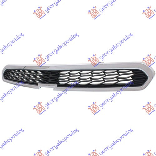 Maskë pvc/grilë me kornizë krom