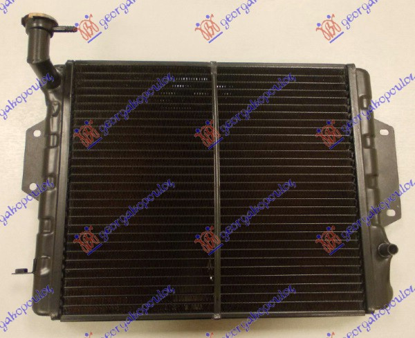 Radiator për motor 1.0i-8v (37.7x32x24)