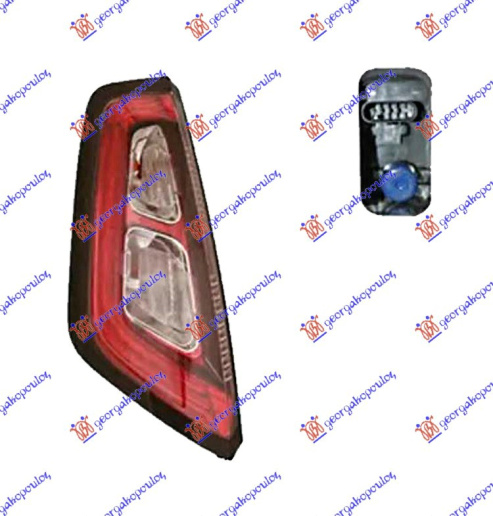 Dritë stop LED (me mbajtës për llamba) (MARELLI)
