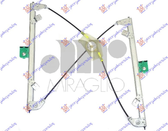 Ngritës/rregullator për dritaren e përparme elektrik (pa motor)
