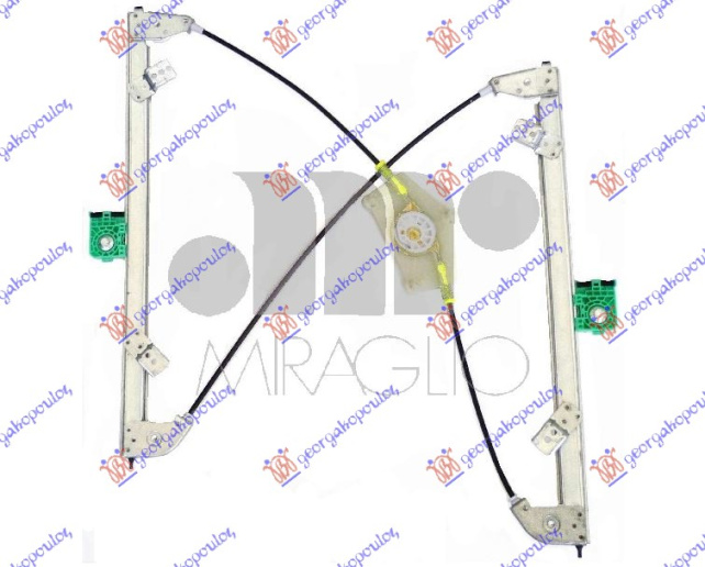 Ngritës/rregullator për dritaren e pasme elektrik (pa motor)