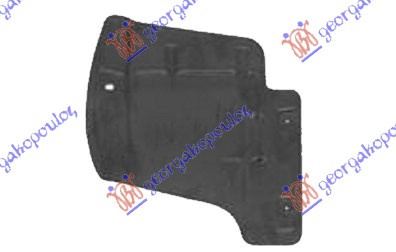 Mbrojtje/kapak nën motor e plastikës / anësore