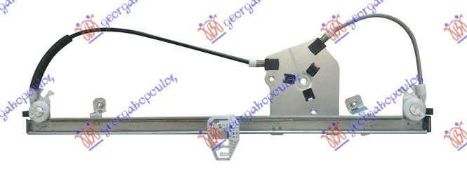 Ngritës/rregullator për dritaren e përparme elektrik (pa motor)