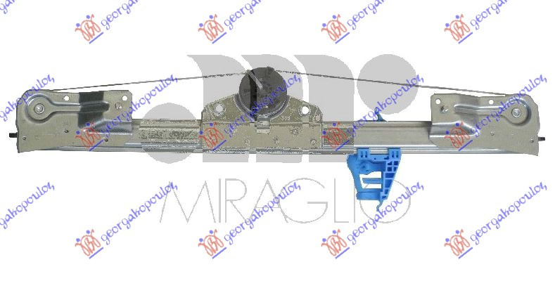 Ngritës/rregullator për dritaren e pasme elektrik (pa motor) (А cilësi)