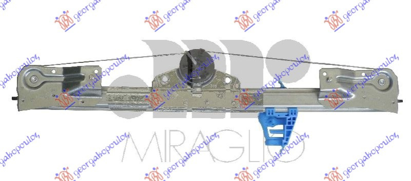 Ngritës/rregullator për dritaren e pasme elektrik (pa motor) (А cilësi)