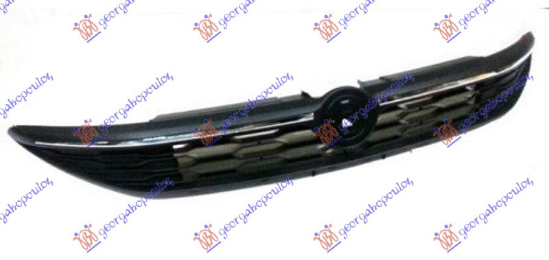 Maskë pvc/grilë me shirit krom