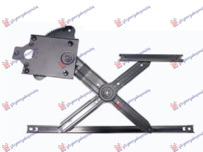 Ngritës/rregullator për dritaren e përparme elektrik 4/5 dyer (pa motor) (А cilësi)