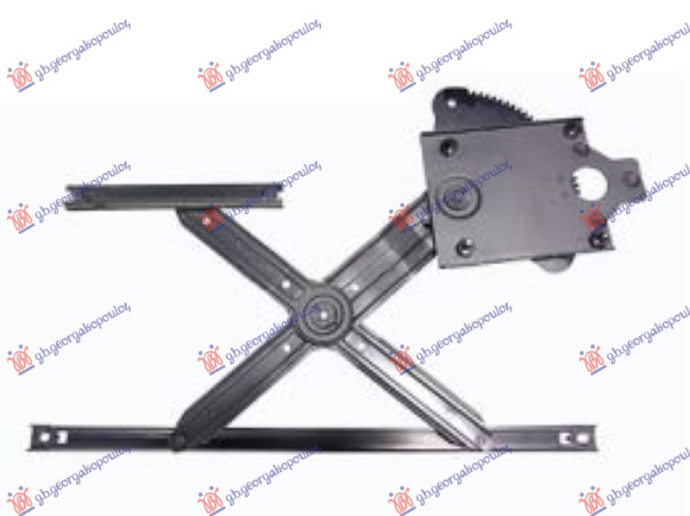 Ngritës/rregullator për dritaren e përparme elektrik 4/5 dyer (pa motor) (А cilësi)