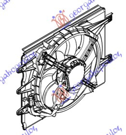 Ventilator komplet (me kondicioner) 1.4 - 16V