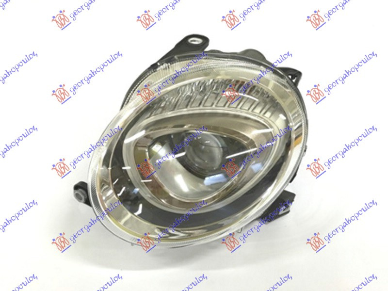 Fenerë elektrik me projektor (H7/PY23W) (E) (me motor) (DEPO)