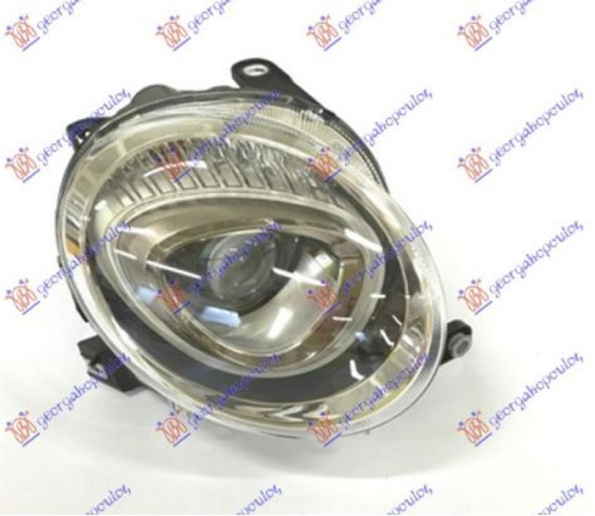 Fenerë elektrik me projektor (E) (H7/PY23W) (me motor) (TYC)