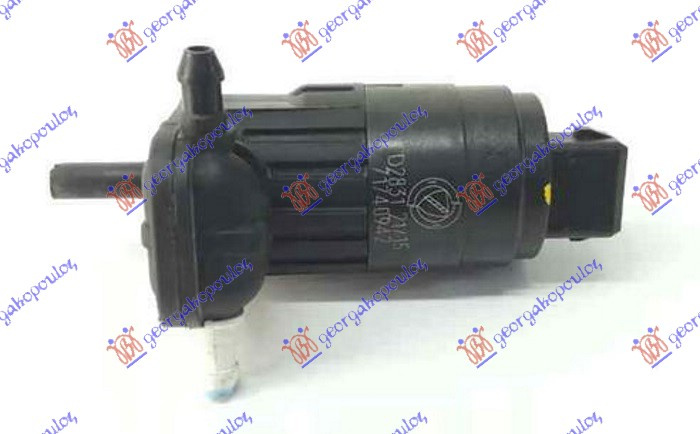 Motor për rezervuar për lëngun për larës dritaresh (katrorë konektor) (2 pompa)