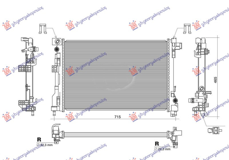 Radiator për motor elektrik (610x396)