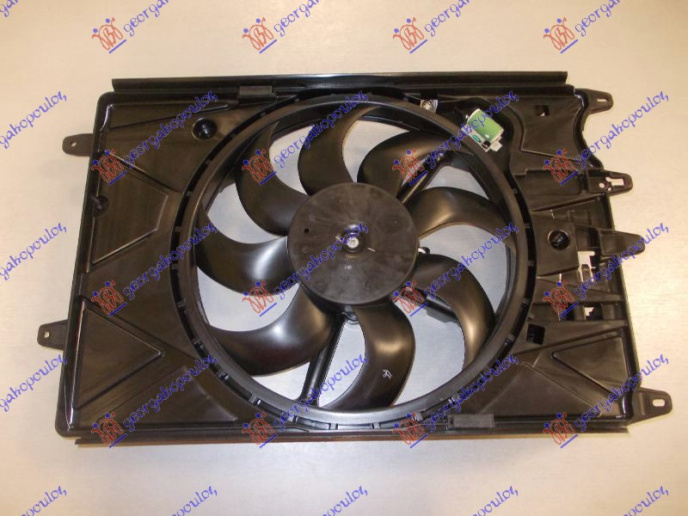 Ventilator komplet benzinë 1.3 16V M-JET (70KW) /1.6 16V (81KW) /1.6 16V JTDM (88KW)