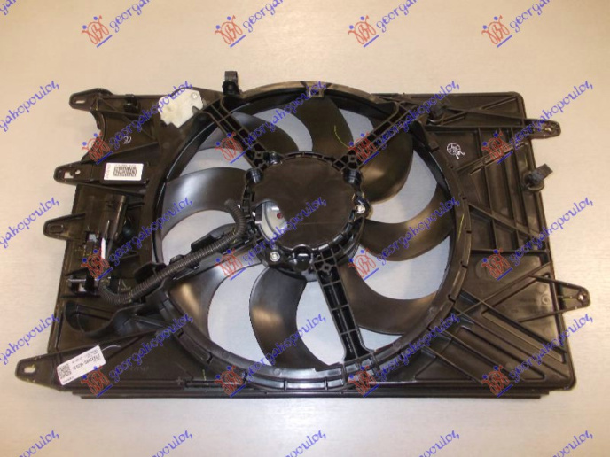 Ventilator komplet benzinë 1.3 16V M-JET (70KW) /1.6 16V (81KW) /1.6 16V JTDM (88KW)