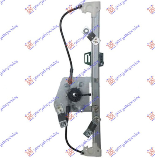 Ngritës/rregullator për dritaren e përparme elektrik (pa motor) (А cilësi)