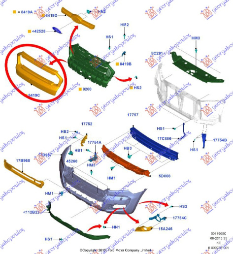 Kornizë për pvcMaskë krom