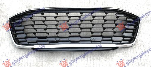 Maskë pvc/grilë me ngjyrë të zezë me me shkëlqim