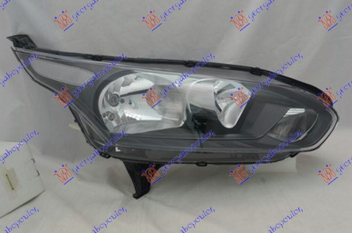 Fener elektrik e zezë ( dritë pulsuese transparente + reflektor transparent ) (E) (TYC)