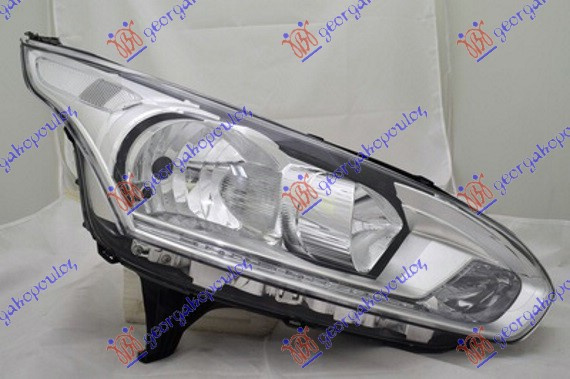 Fener elektrik krom ( dritë pulsuese transparente / reflektor transparent ) (E) (TYC)