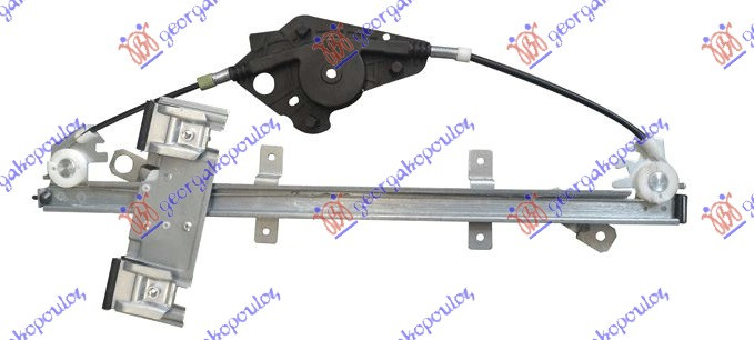 Ngritës/rregullator dritare elektrik (pa motor)
