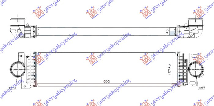 Interkuler 1.0 EcoBoost benzinë (655x160x40)