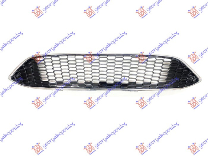 Maskë pvc/grilë (rrjeti) me kornizë krom sport