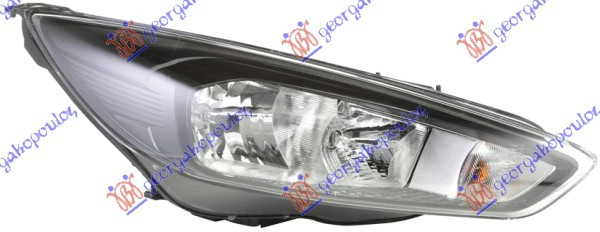 Fenerë elektrik me ngjyrë të zezë (H7/H15) me motor (HELLA)
