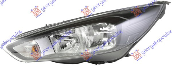 Fenerë elektrik me ngjyrë të zezë (H7/H15) me motor (HELLA)
