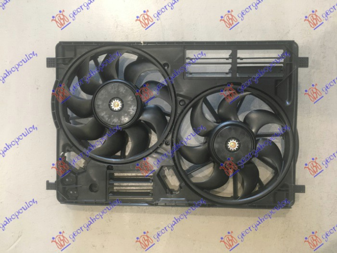 Ventilator komplet (dopio) 1.5 EcoBoost benzinë - 2.0 TDCi dizel (2 + 2 pinë)