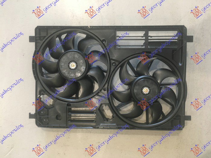 Ventilator komplet (dopio) 1.5 EcoBoost benzinë - 2.0 TDCi dizel (2 + 2 pinë)