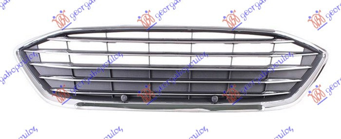 Maskë pvc/grilë krom/e argjendtë