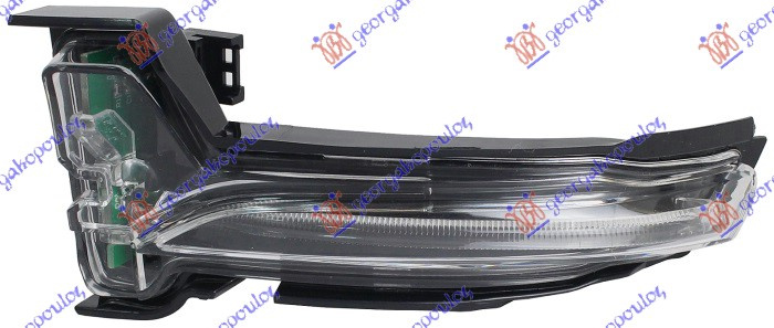 drita pulsuese në pasqyrë LED