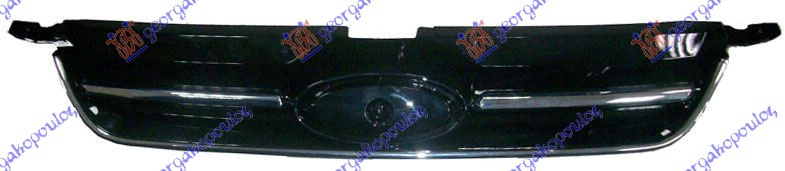 Maskë pvc/grilë (gati për ngjyrosje) krom