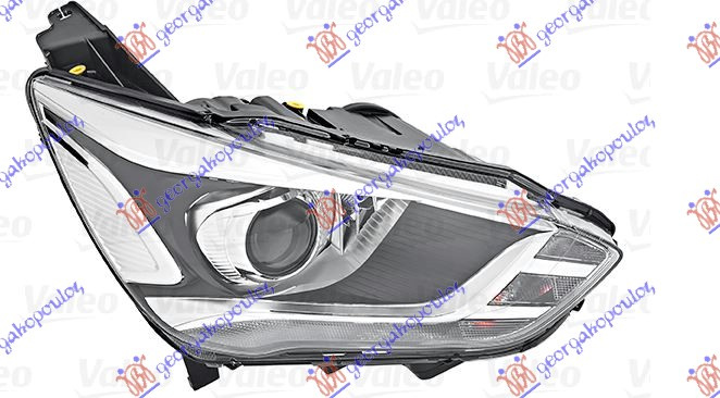 Fenerë bi-xenon (sistem adaptues për ndriçim (afs) me LEDDritë ditore (VALEO)
