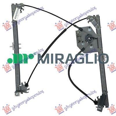 Ngritës/rregullator për dritaren e përparme elektrik (pa motor) (А cilësi)